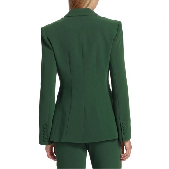 CINQ À SEPT Cheyenne Fringe Embellished Blazer size 2 - Picture 3 of 12